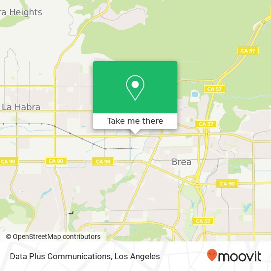 Mapa de Data Plus Communications