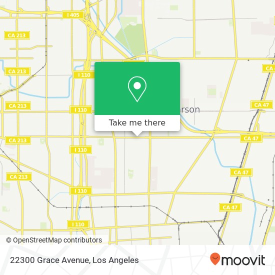 22300 Grace Avenue map