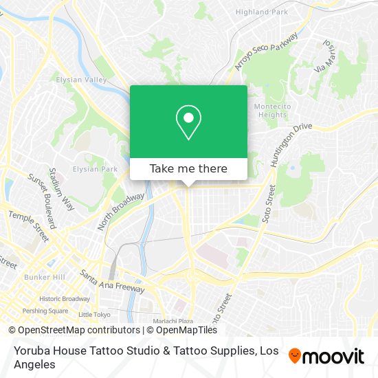 Mapa de Yoruba House Tattoo Studio & Tattoo Supplies