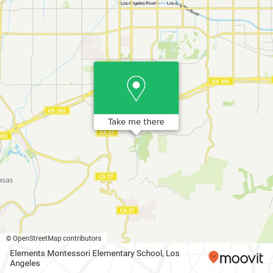 Mapa de Elements Montessori Elementary School