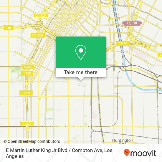 Mapa de E Martin Luther King Jr Blvd / Compton Ave