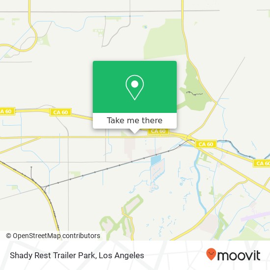 Mapa de Shady Rest Trailer Park
