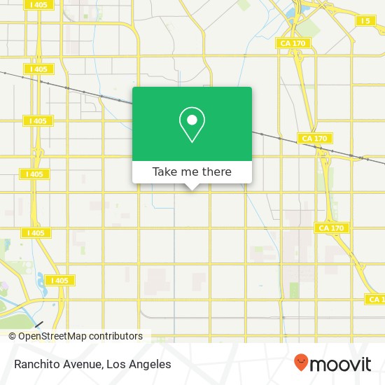 Ranchito Avenue map