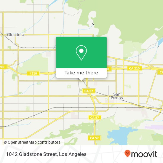 Mapa de 1042 Gladstone Street