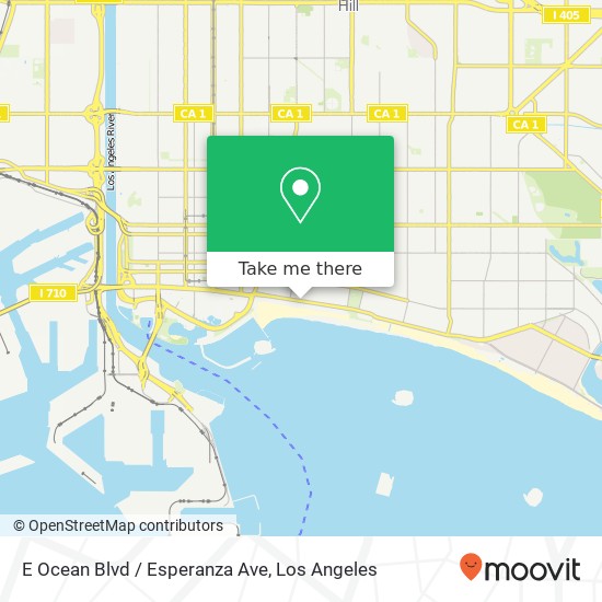 E Ocean Blvd / Esperanza Ave map