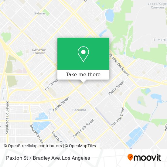 Mapa de Paxton St / Bradley Ave