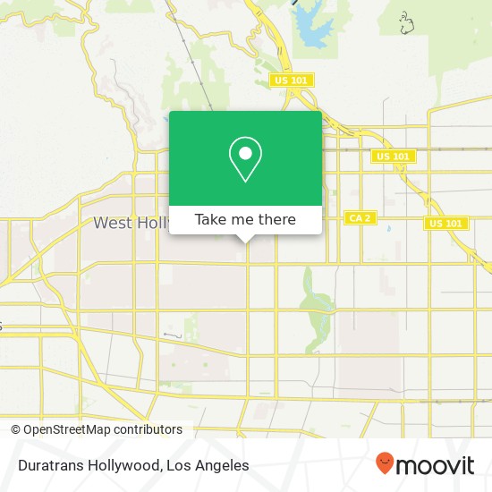 Duratrans Hollywood map