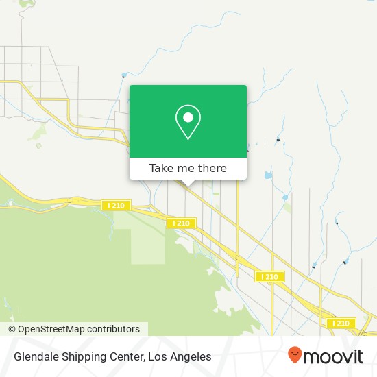 Mapa de Glendale Shipping Center