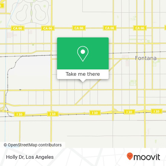 Holly Dr map