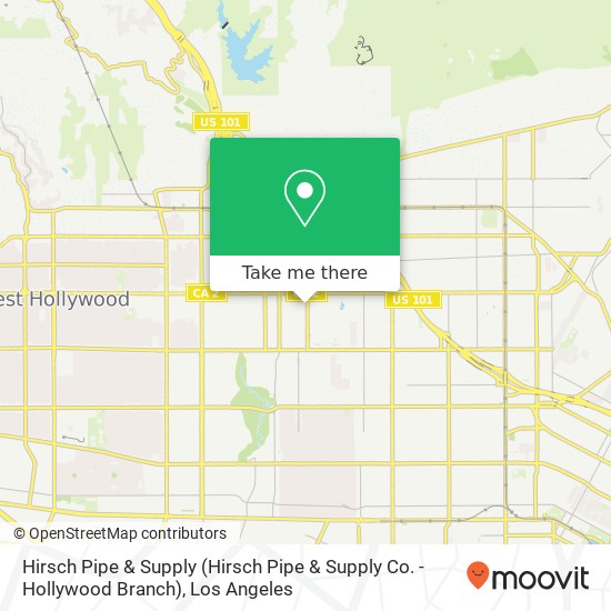 Hirsch Pipe & Supply (Hirsch Pipe & Supply Co. - Hollywood Branch) map