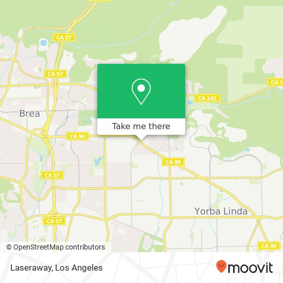 Laseraway map