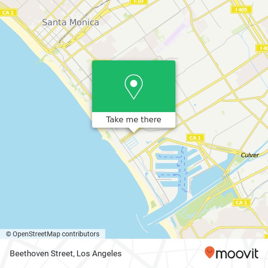 Beethoven Street map