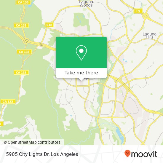 5905 City Lights Dr map