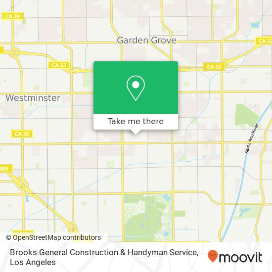 Brooks General Construction & Handyman Service map