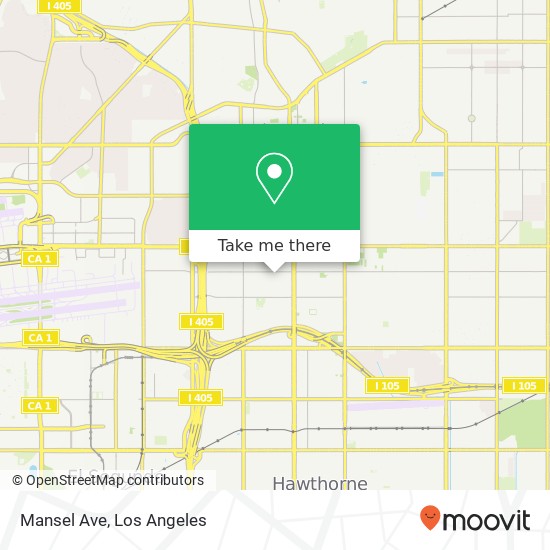 Mansel Ave map