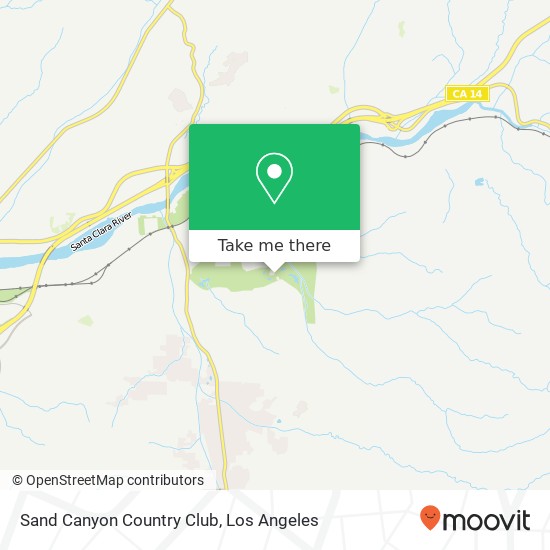 Mapa de Sand Canyon Country Club
