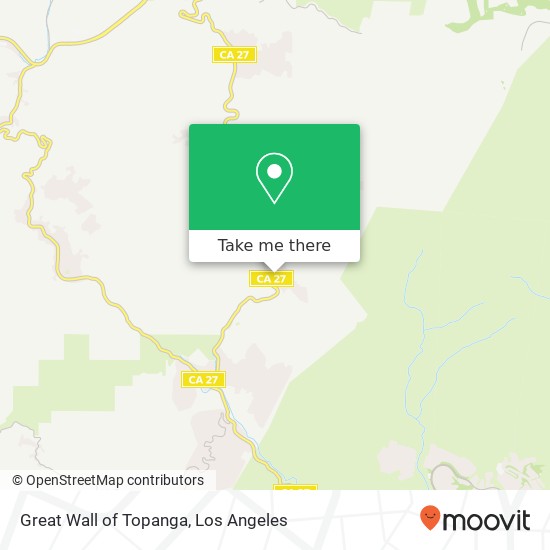 Mapa de Great Wall of Topanga