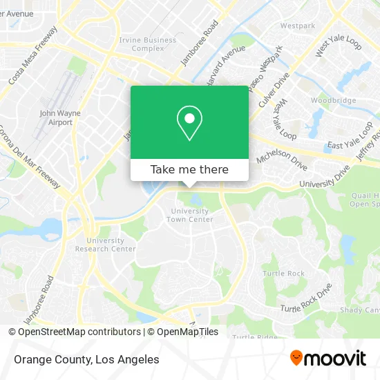 Orange County map