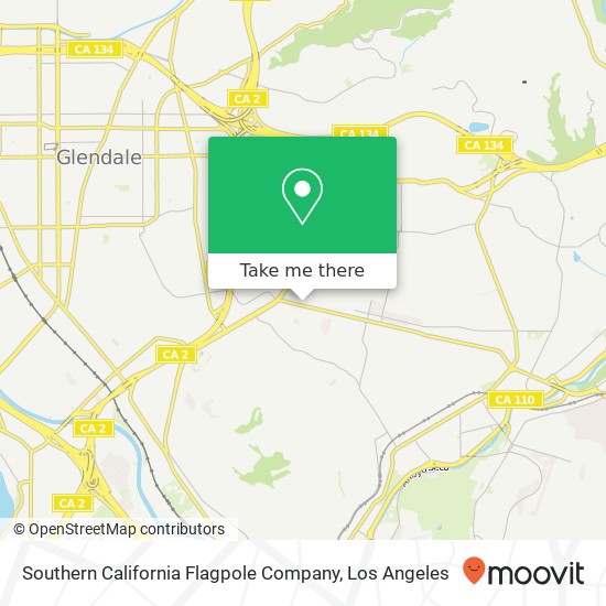 Mapa de Southern California Flagpole Company