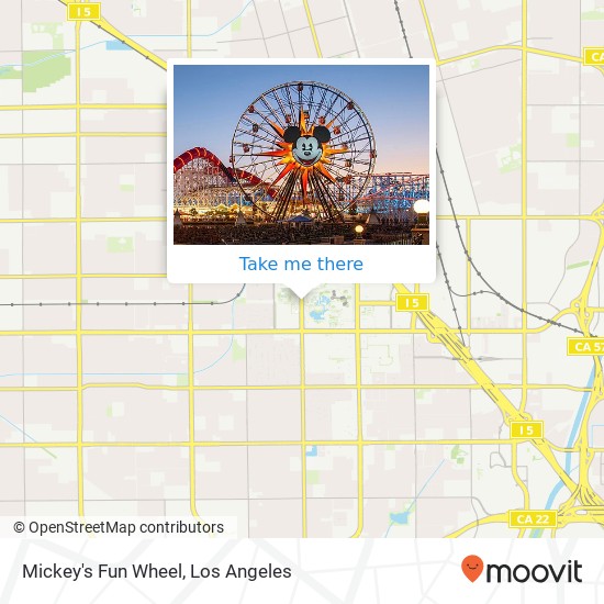 Mapa de Mickey's Fun Wheel