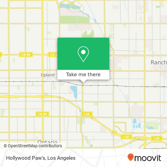 Hollywood Paw's map