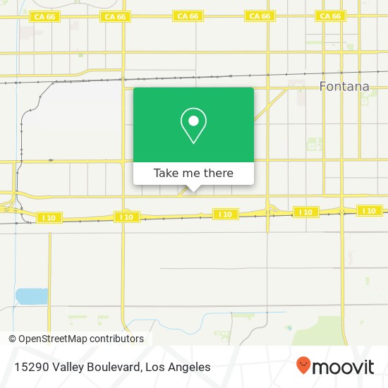 15290 Valley Boulevard map