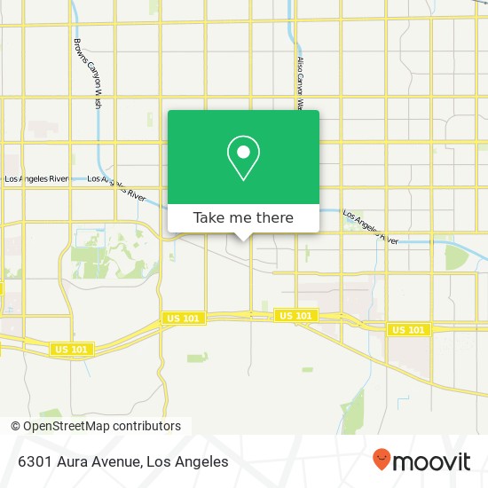 6301 Aura Avenue map