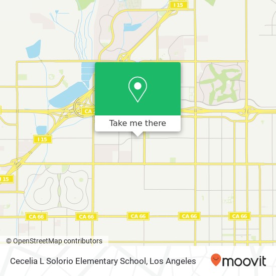 Cecelia L Solorio Elementary School map