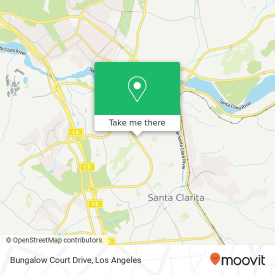 Mapa de Bungalow Court Drive