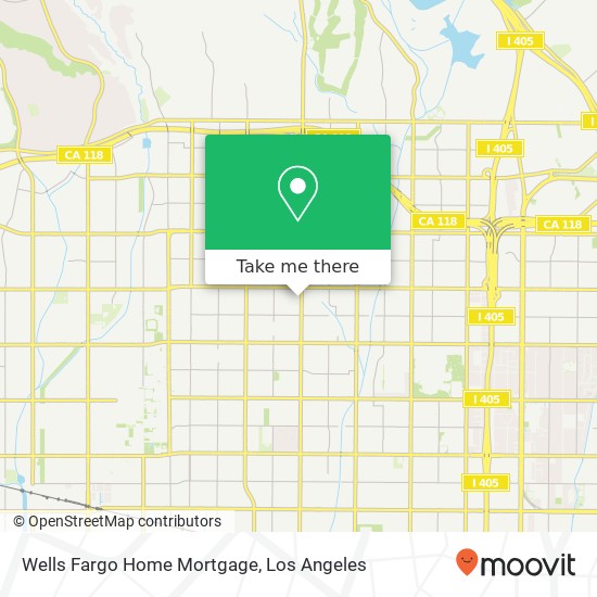 Wells Fargo Home Mortgage map