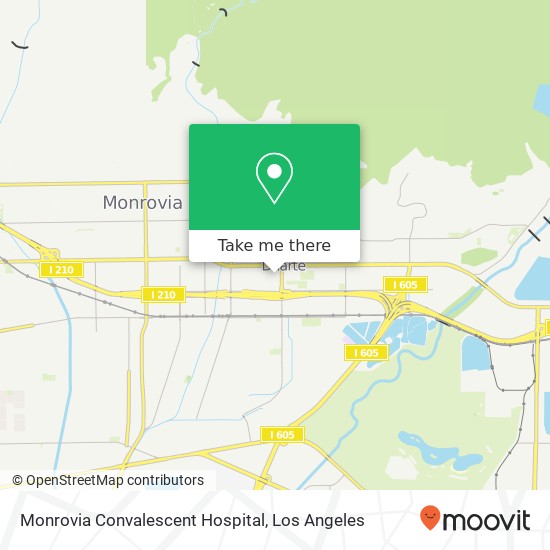 Monrovia Convalescent Hospital map