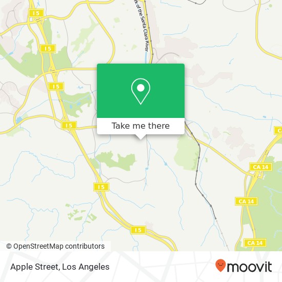 Mapa de Apple Street