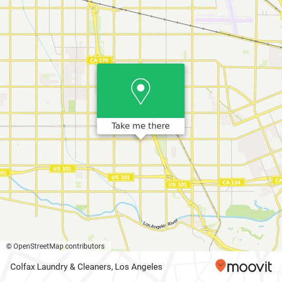 Colfax Laundry & Cleaners map