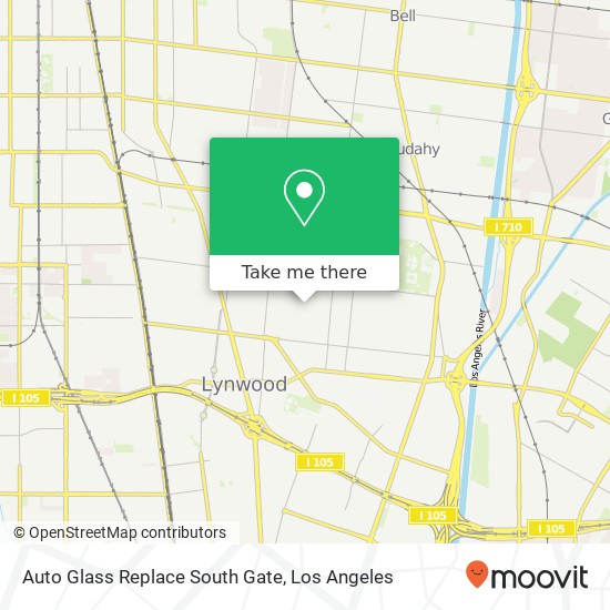 Auto Glass Replace South Gate map
