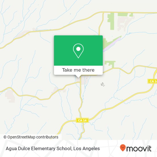 Agua Dulce Elementary School map