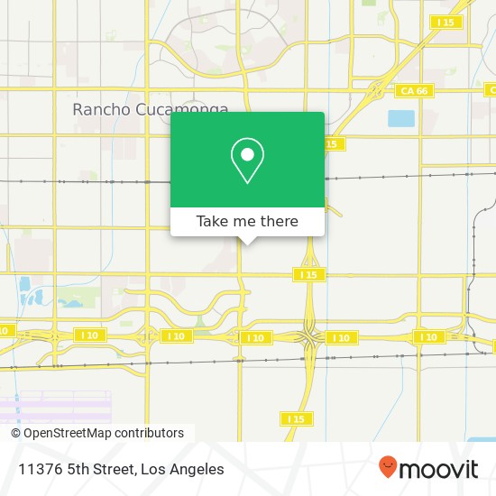 11376 5th Street map