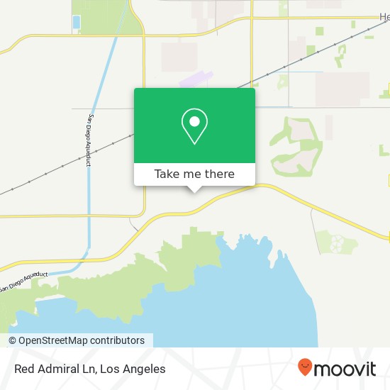Red Admiral Ln map