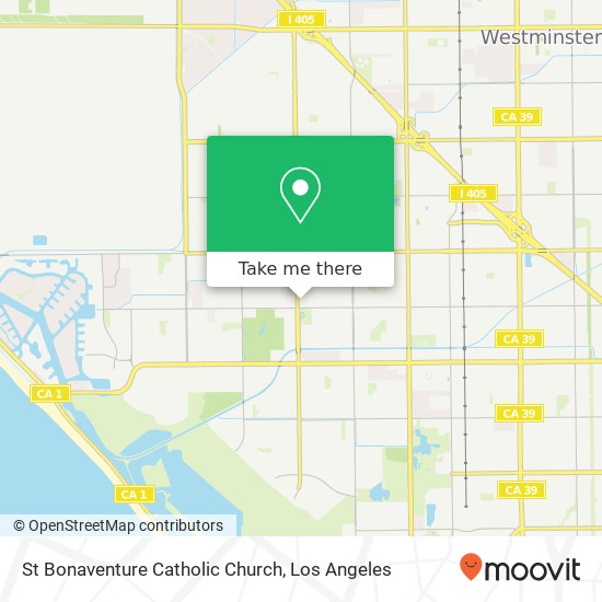 St Bonaventure Catholic Church map