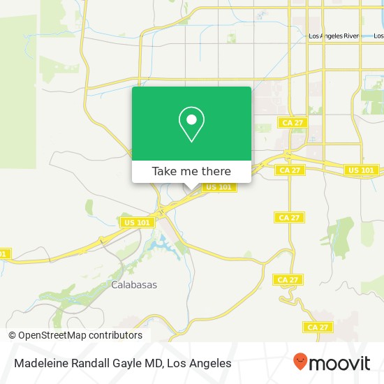 Madeleine Randall Gayle MD map