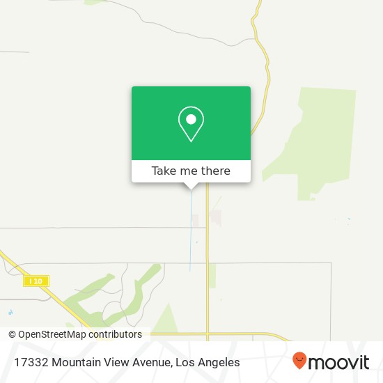 17332 Mountain View Avenue map