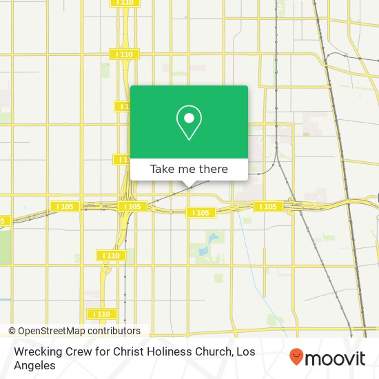 Mapa de Wrecking Crew for Christ Holiness Church