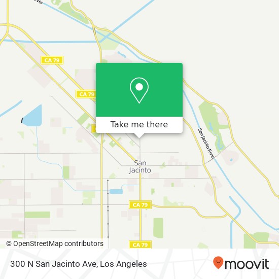 Mapa de 300 N San Jacinto Ave