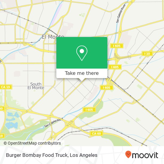 Burger Bombay Food Truck map