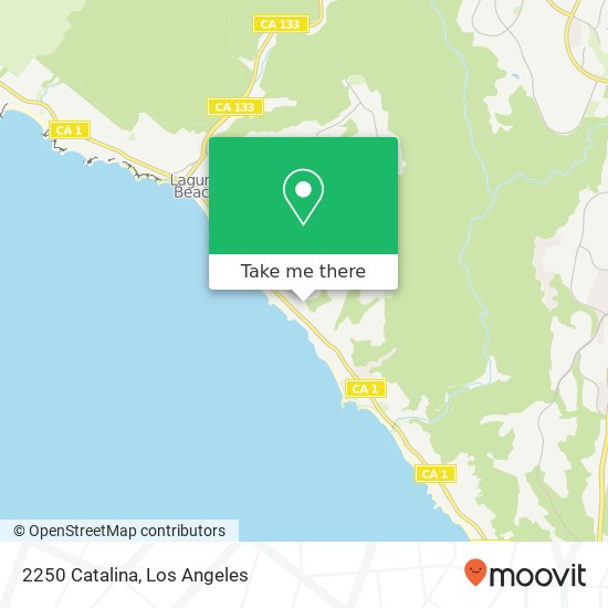 2250 Catalina map