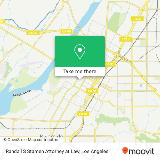 Randall S Stamen Attorney at Law map
