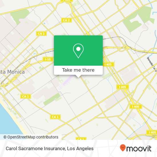 Carol Sacramone Insurance map