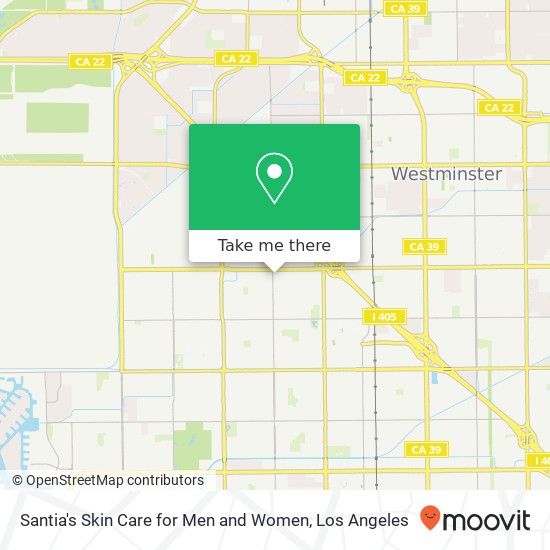 Santia's Skin Care for Men and Women map