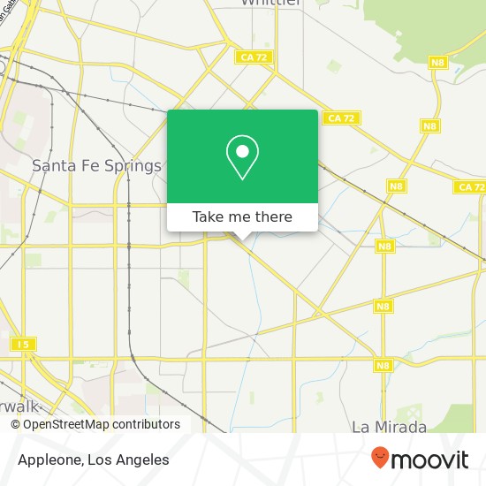 Appleone map