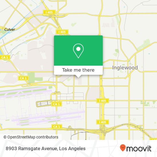8903 Ramsgate Avenue map