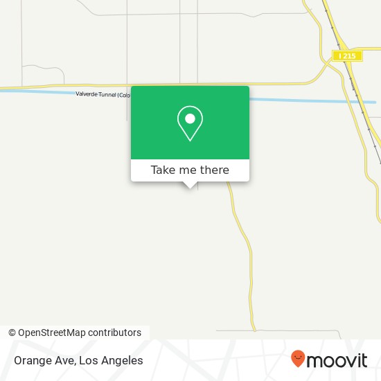 Mapa de Orange Ave